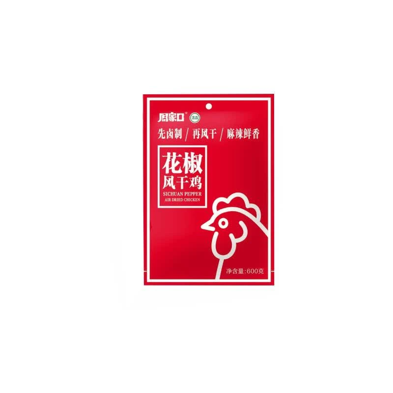 周家口 花椒风干鸡 600g/袋