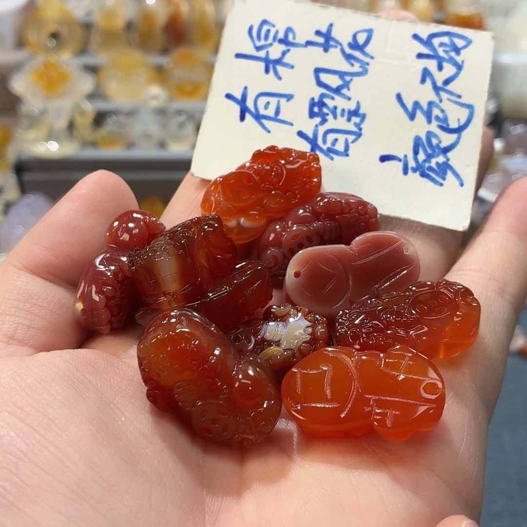 玛瑙/玉髓未镶嵌吊坠(不含链)