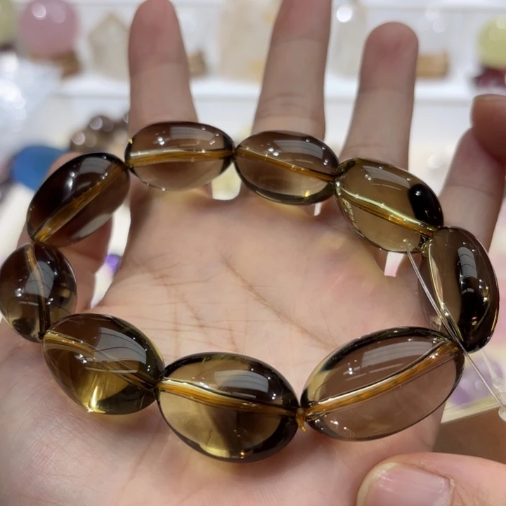 未镶嵌手链水晶黄水晶