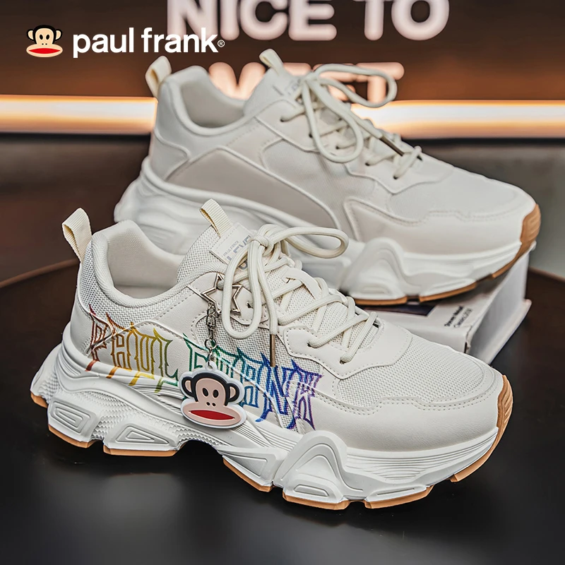 paul frank/大嘴猴老爹鞋男鞋2025秋季新款时尚百搭潮流休闲鞋字