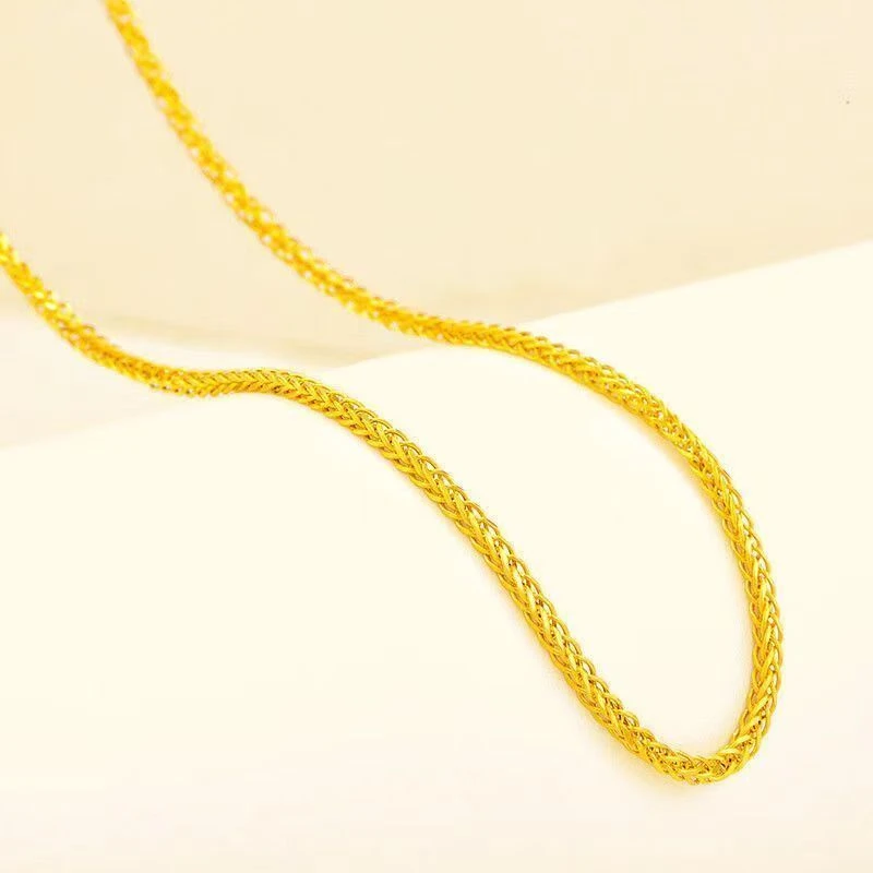 D02金项链锁骨链男女素链多样性发货