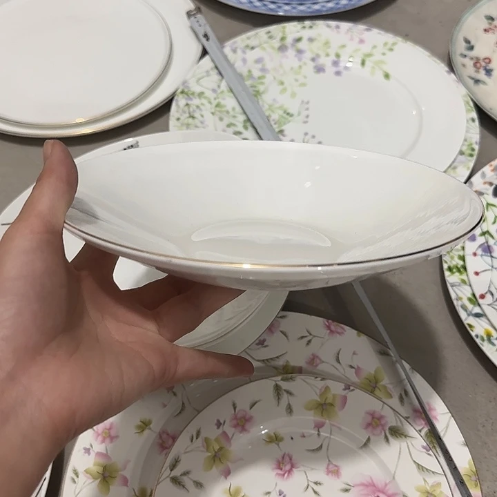 外贸尾单微瑕 深菜盘