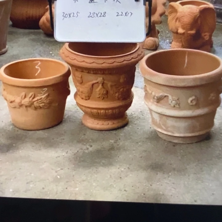 微瑕捡漏3个红陶