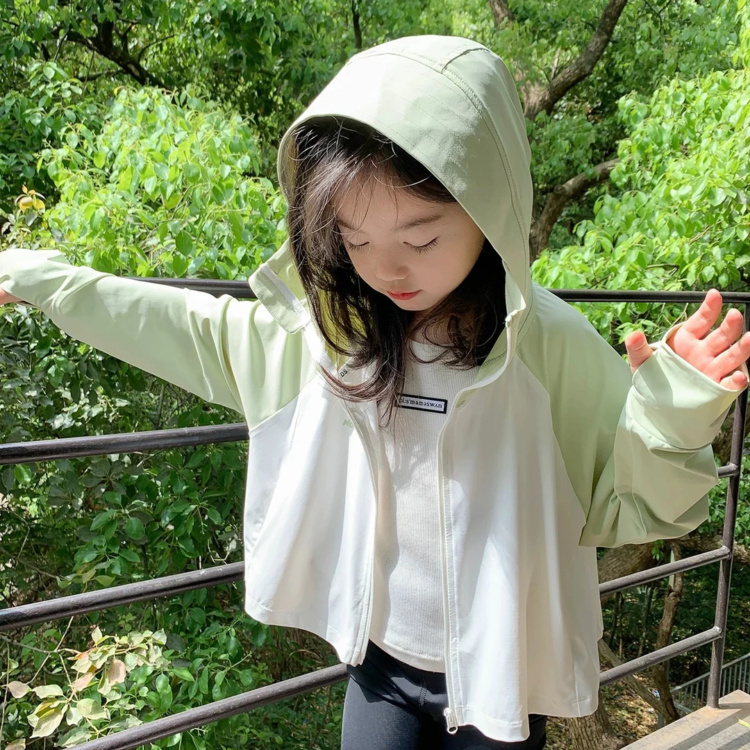 286哈哈家女童冰丝透气夏季防晒衣儿童防晒服