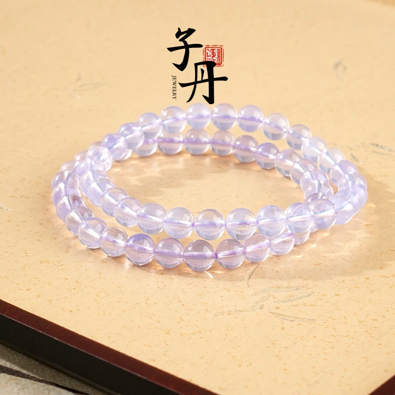 【蜜棠珠宝】紫霞仙子 紫玉晶单圈6mm（多样性发/发一个）C2-263