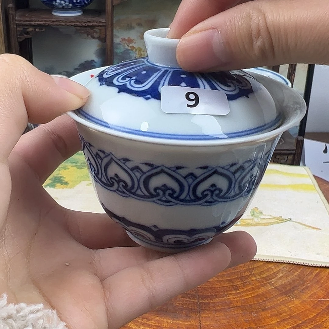 其他瓷宝箱盖碗9。