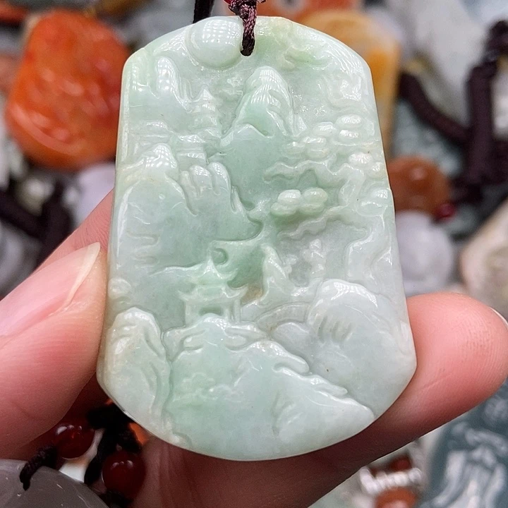 颈饰未镶嵌翡翠翡翠