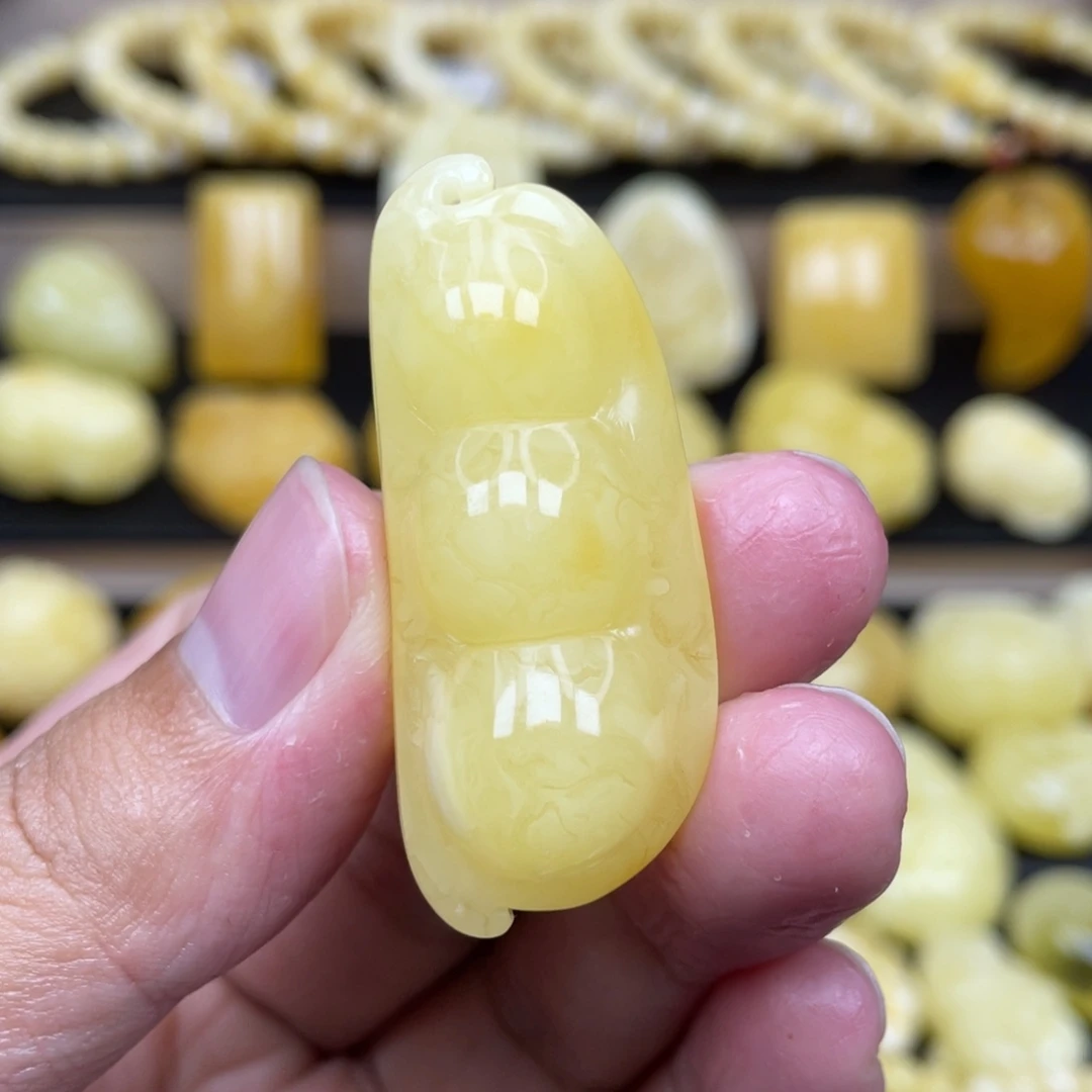 琥珀未镶嵌裸石琥珀蜜蜡