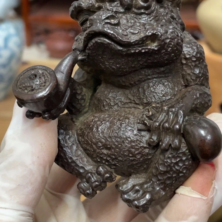 铜中古艺术品摆件