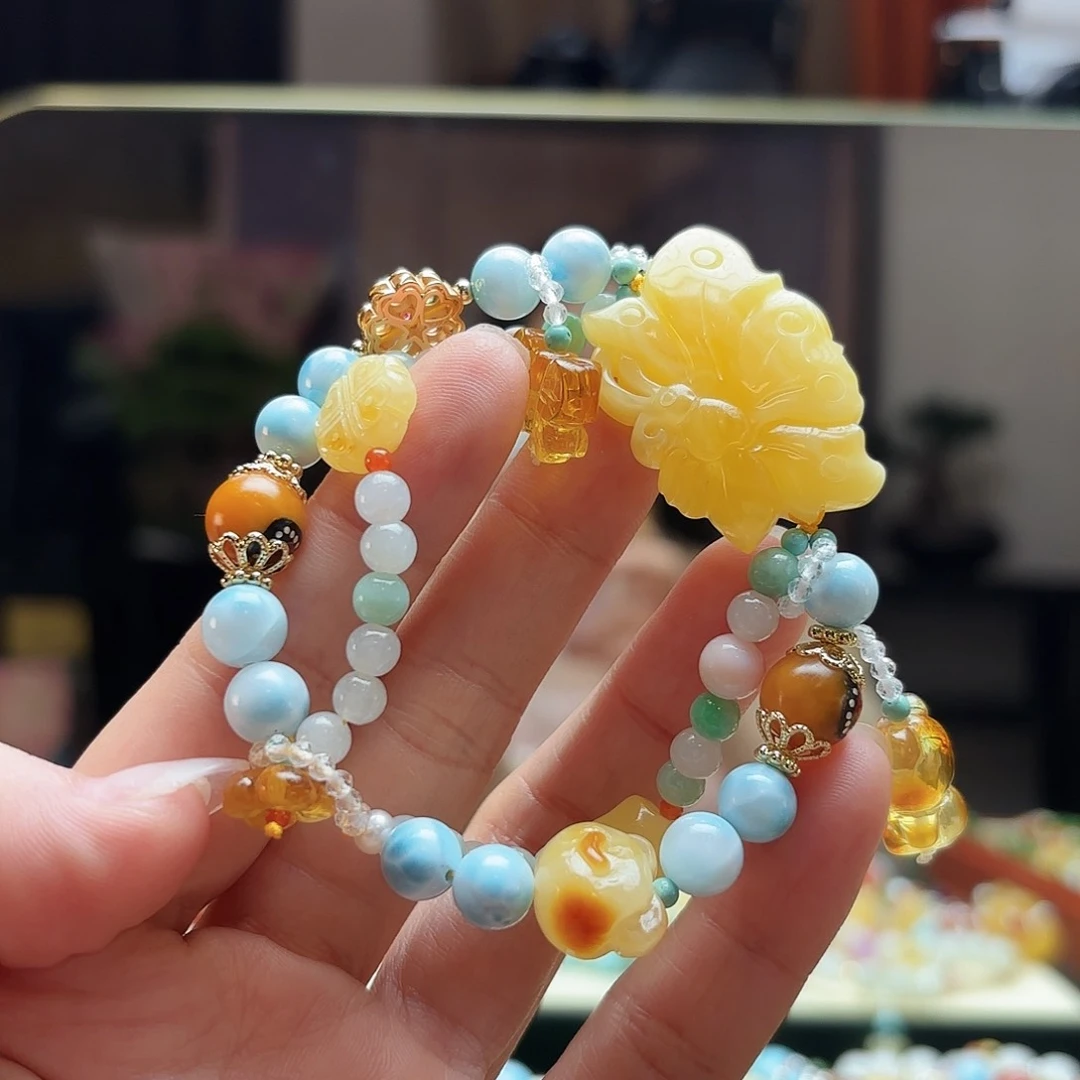 琥珀手链未镶嵌琥珀