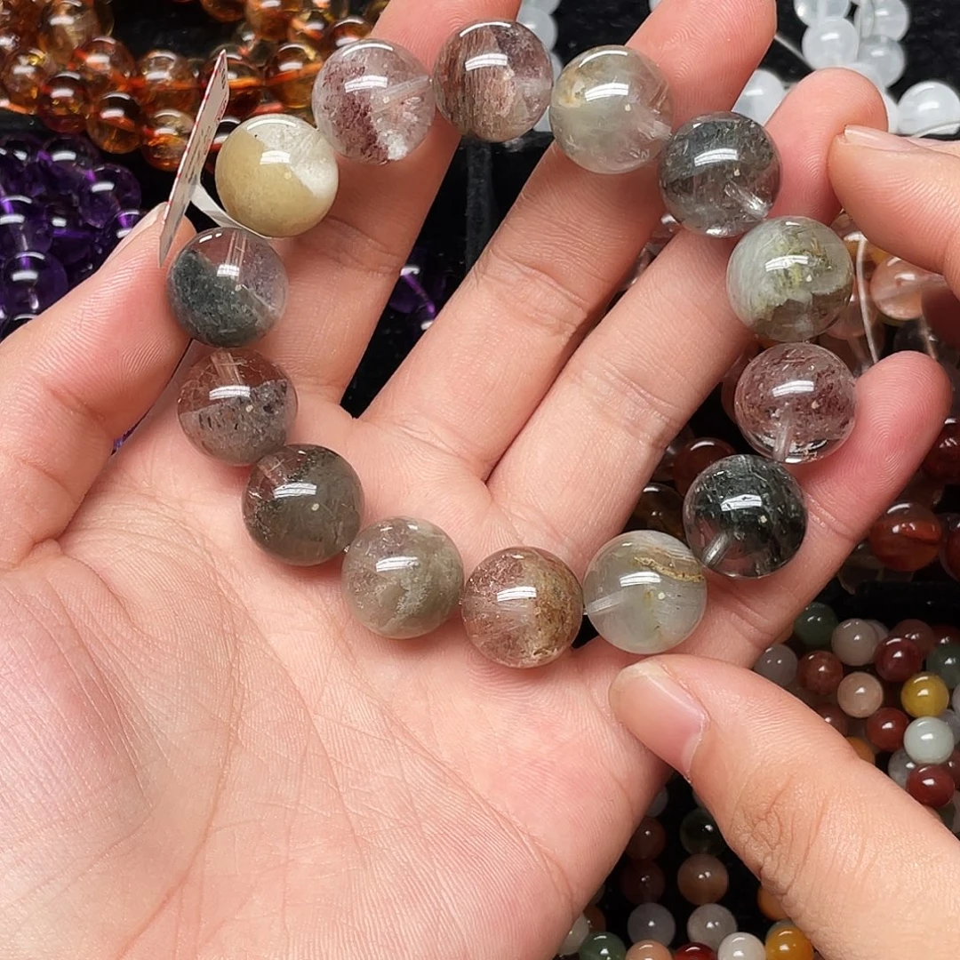 未镶嵌手串水晶四季幽灵15+
