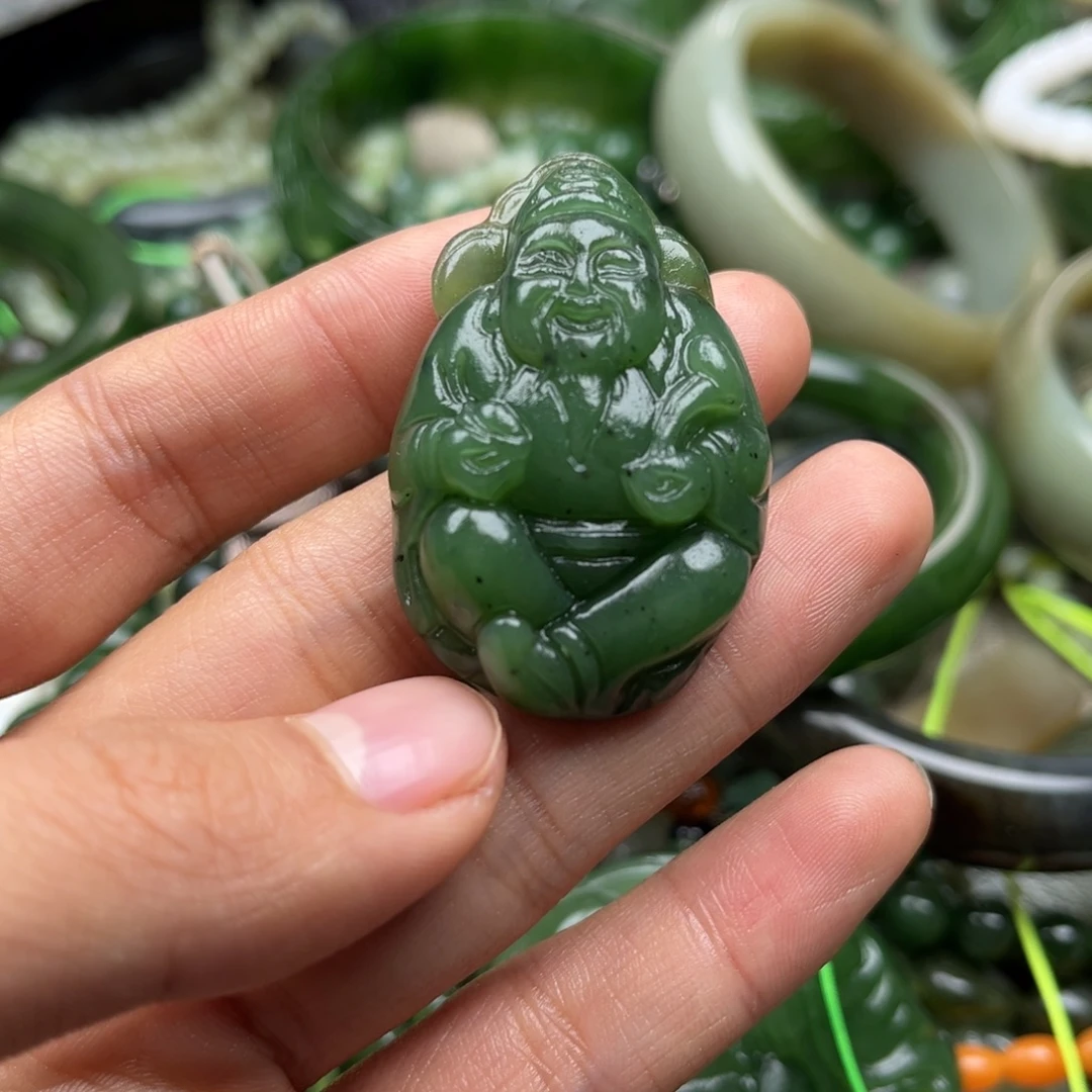 和田玉（碧玉）未镶嵌颈饰