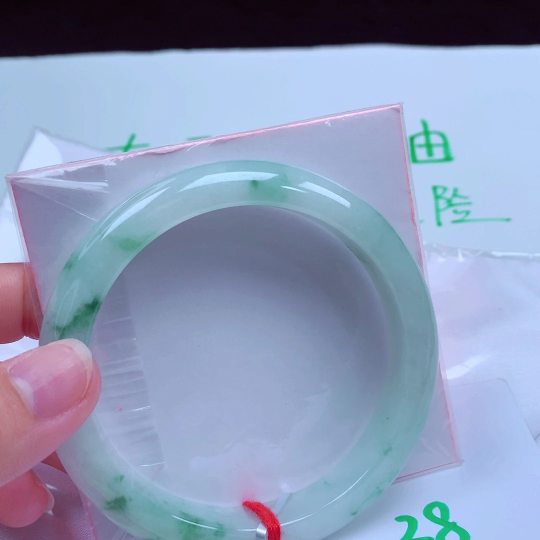 未镶嵌手镯翡翠缅甸天然A货翡翠手镯62.6