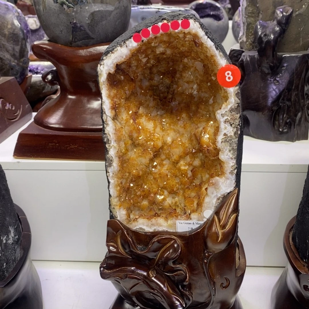 大型摆件（非配饰）银S925镶嵌紫晶