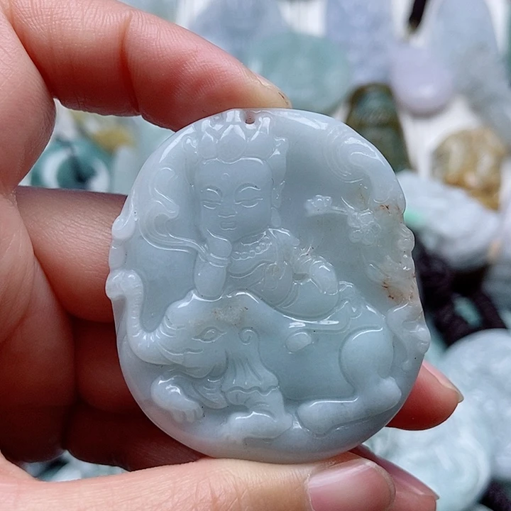 翡翠吊坠(不含链)未镶嵌翡翠