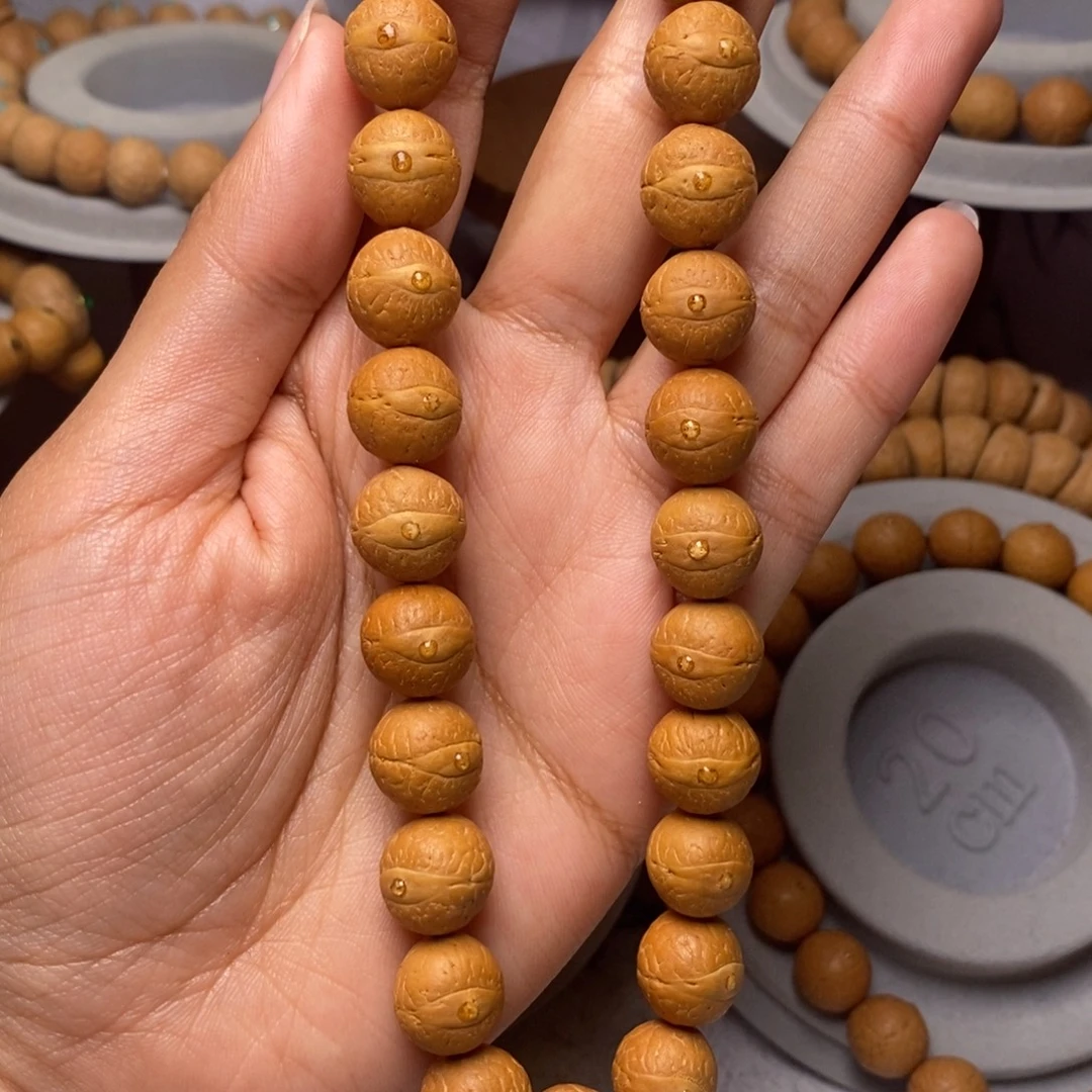 凤眼菩提吊坠手串