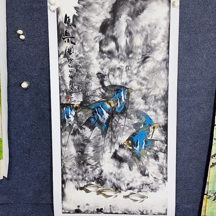 国画国画花鸟画作品