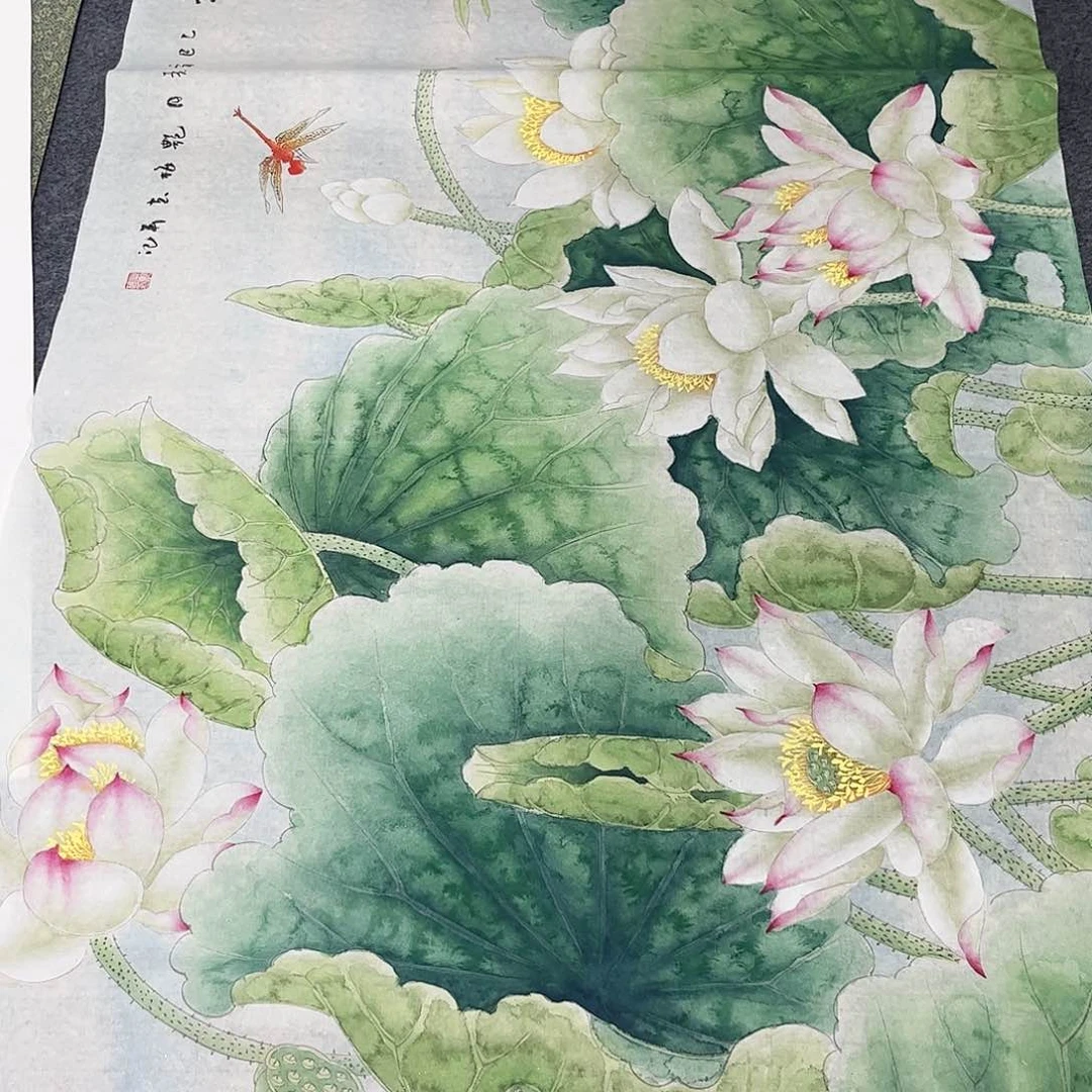 国画纯手绘国画宣纸作品