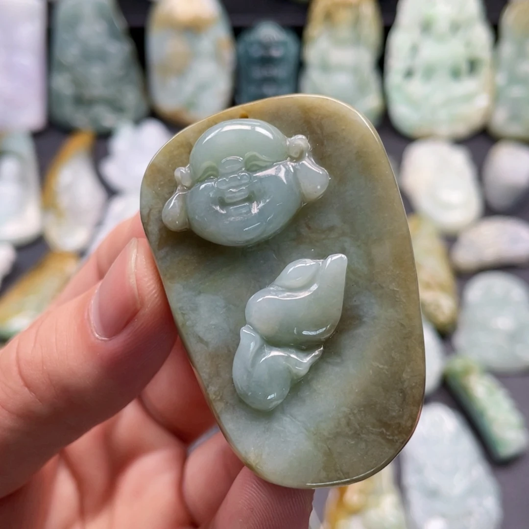 颈饰未镶嵌翡翠翡翠