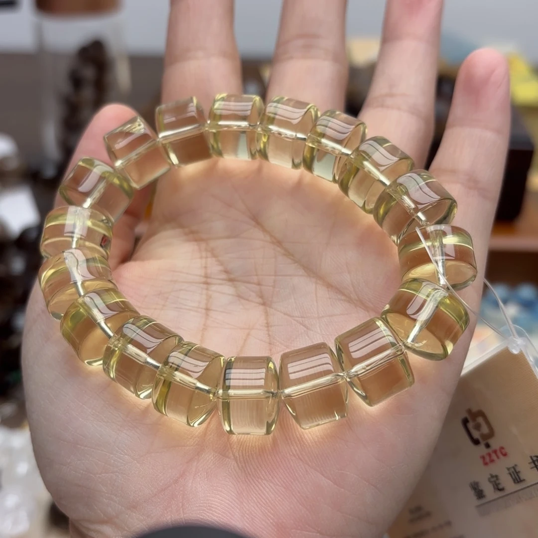 未镶嵌手链水晶黄水晶