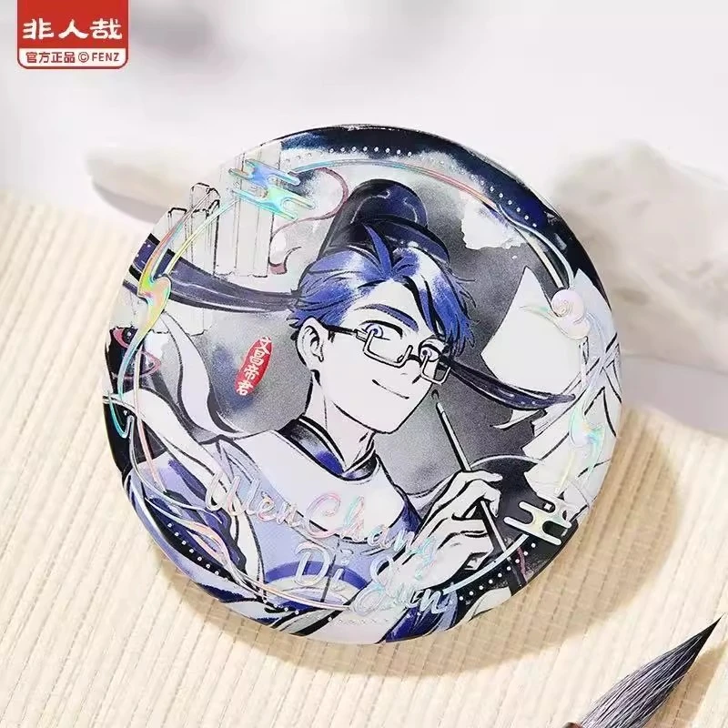 非人哉逢考必过套装文昌帝君马口铁徽章中性笔