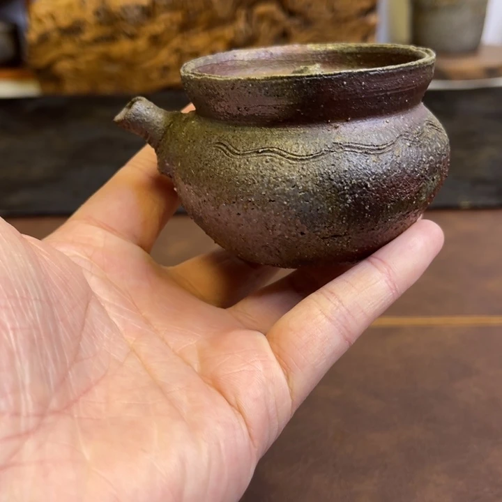 备前烧作品无款炮口