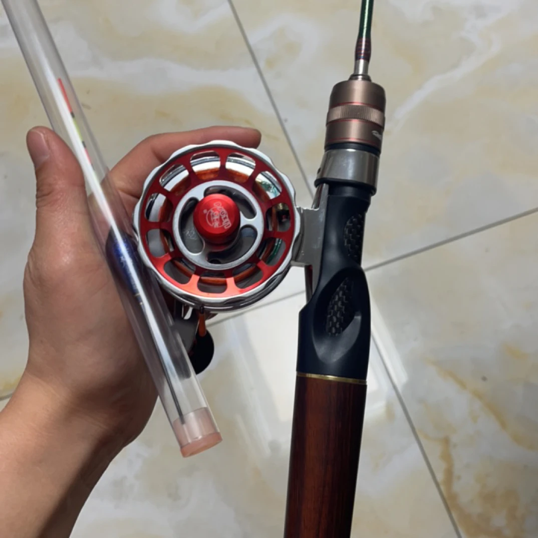 紫檀枪把扁尾60全金属金属轮子套装绑好线