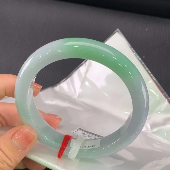 未镶嵌手镯翡翠正圈63