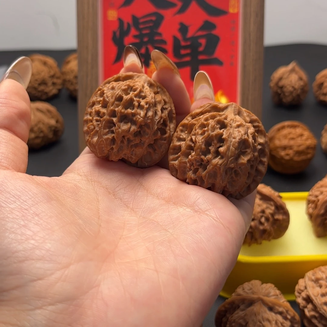 仙****文玩核桃把件苹果园41