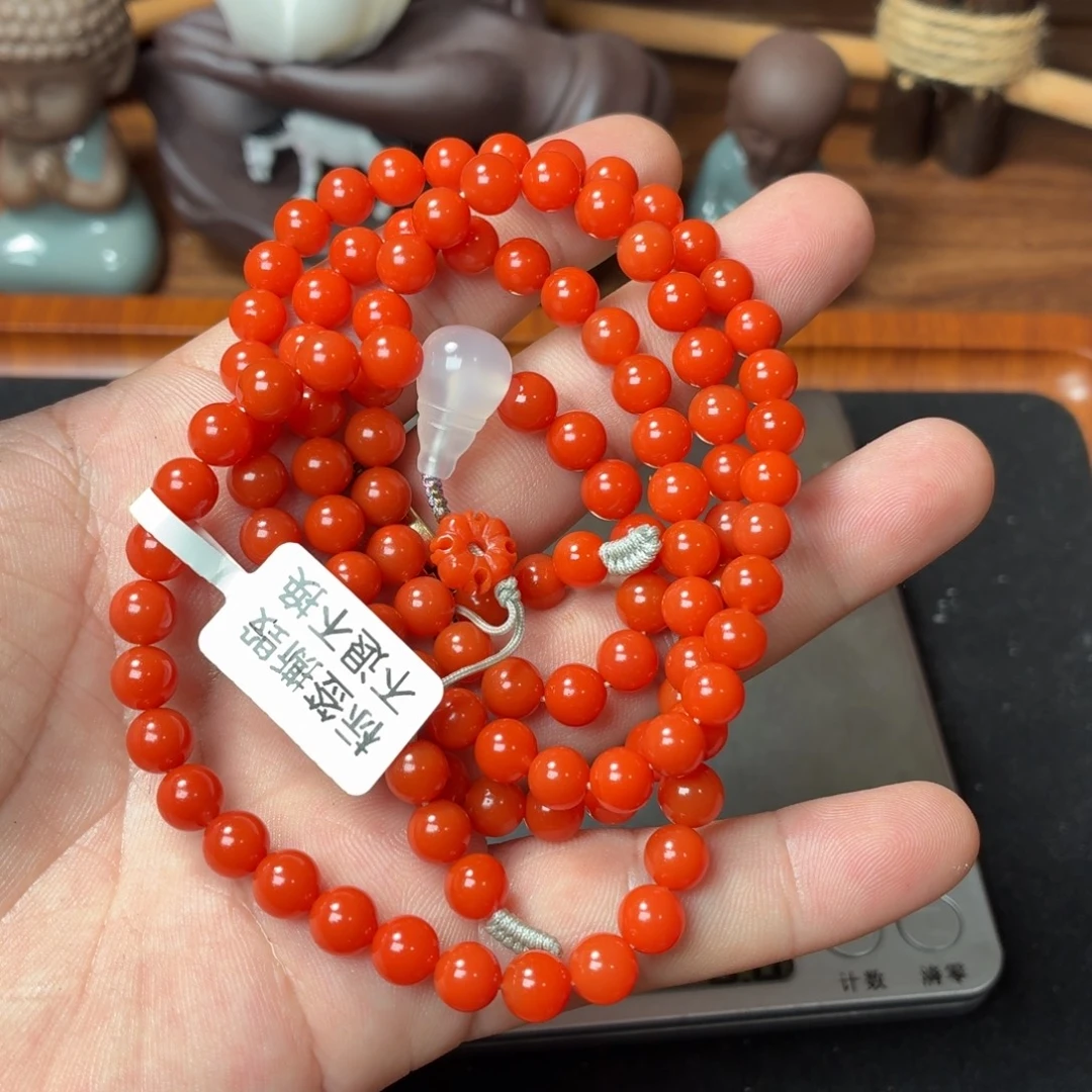 ****子南红玛瑙未镶嵌手串