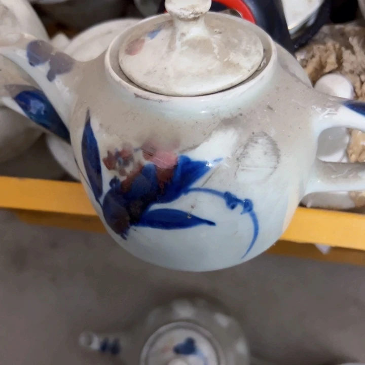 景德镇陶瓷高温瓷手绘画片随机廉*
