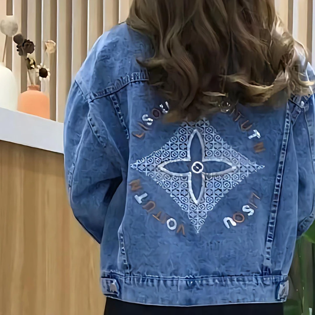 牛仔春季女百搭春秋刺绣2025年秋季新款韩版秋款小个子短款洋气潮