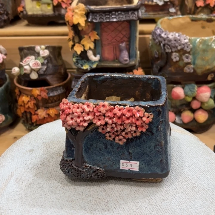 多肉花盆百搭好看