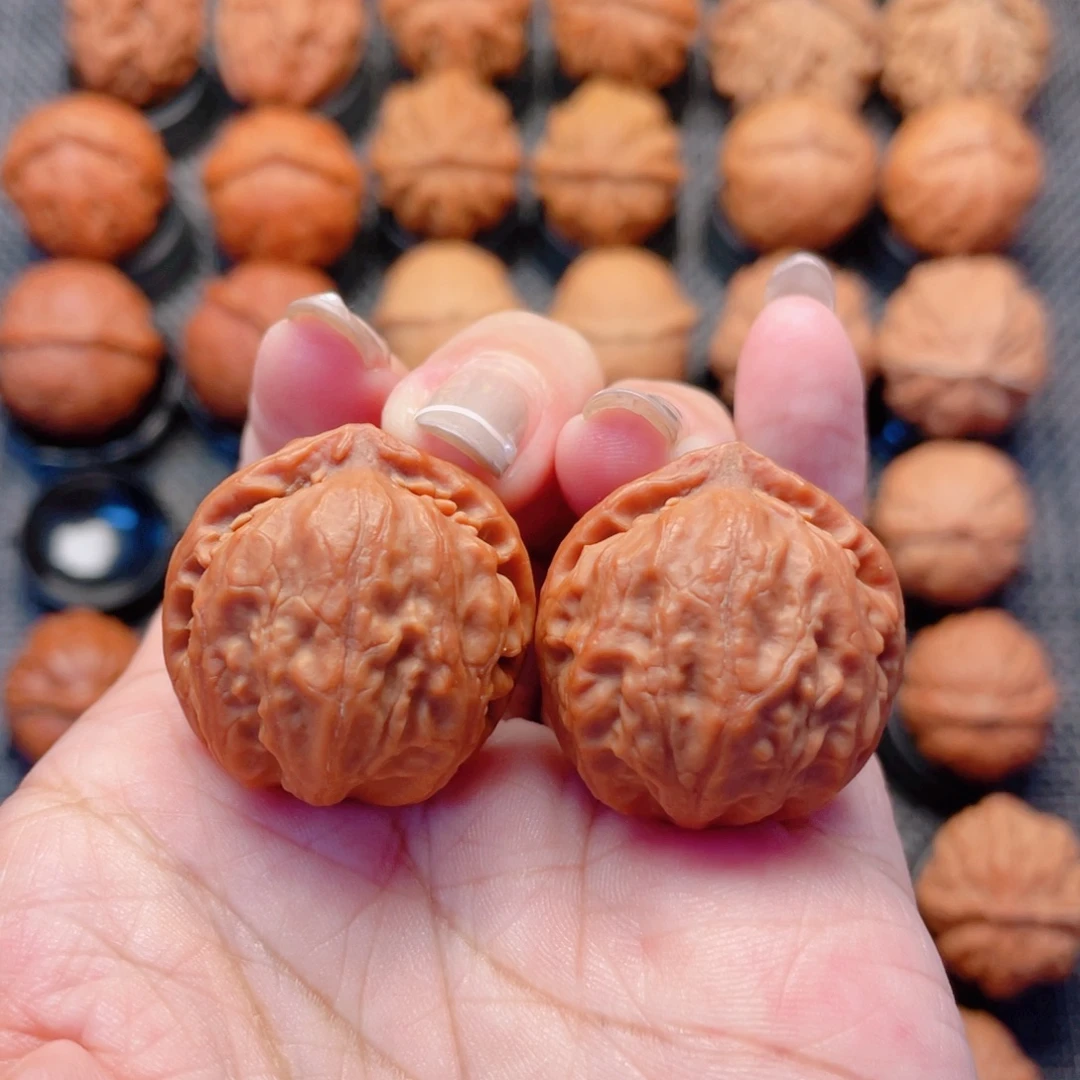 娜***谜文玩核桃把件小福宝