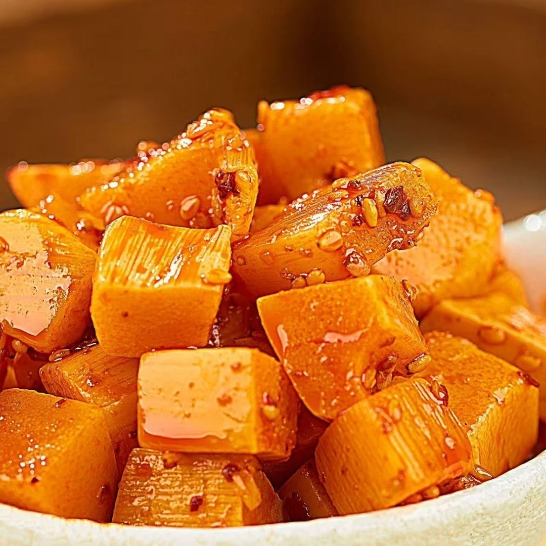 【新疆贝姐】财友来笋丁/爽脆莴笋麻辣/香辣味200g *2盒下饭菜榨菜