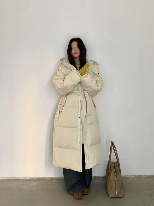 拉链长袖常规女士加厚中长款工装风8012