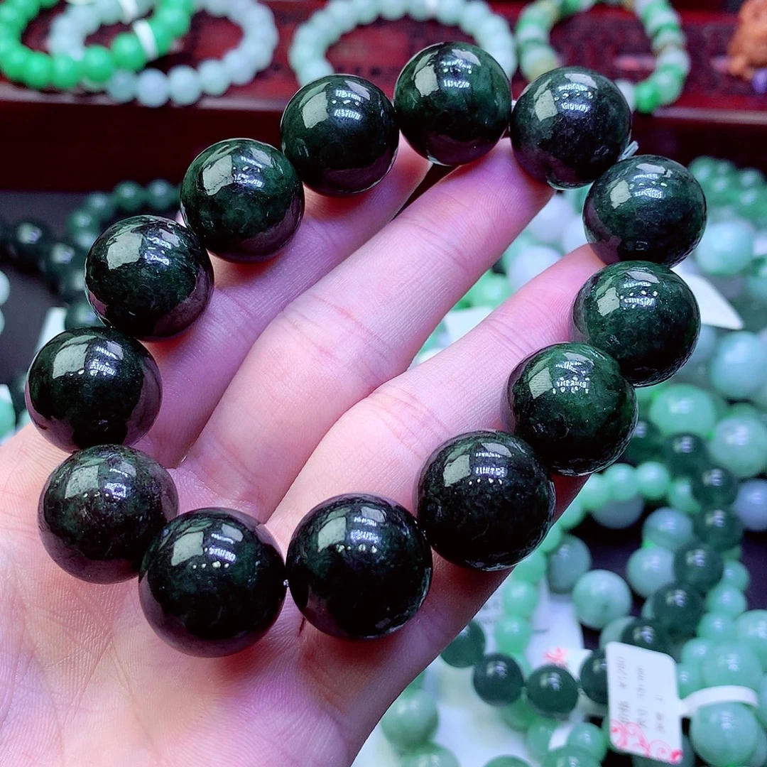 翡翠未镶嵌毛衣链