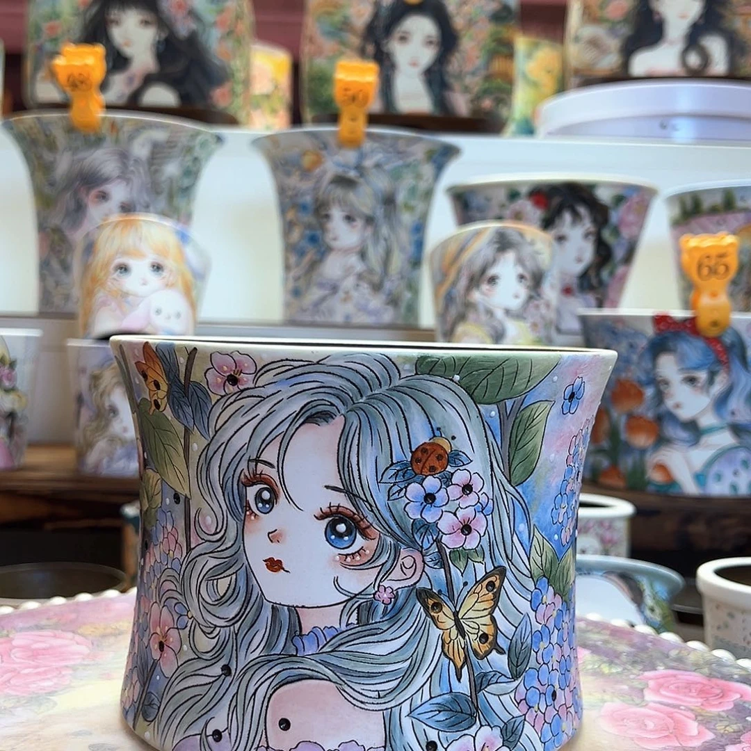 薄雾的精工美女盆