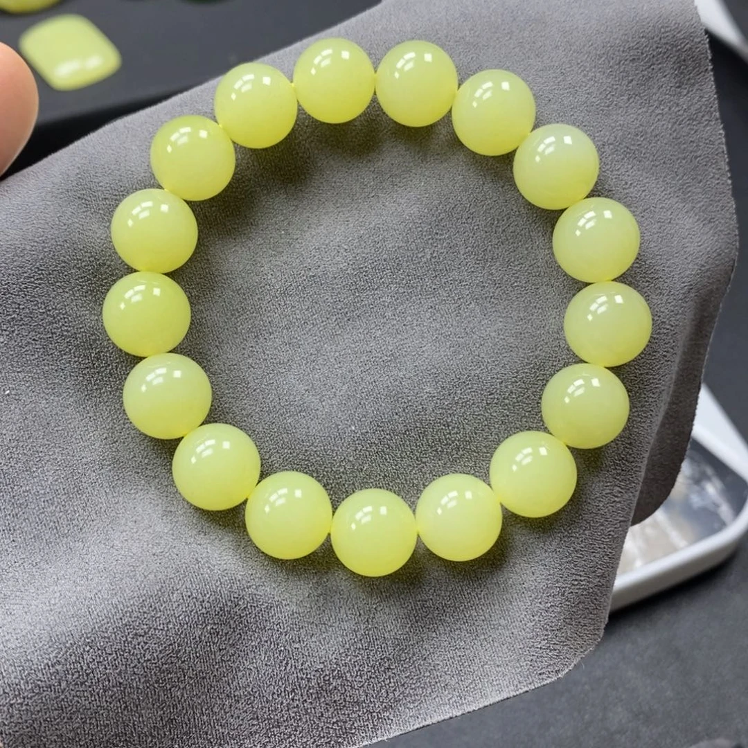 和田玉（黄玉）未镶嵌手链