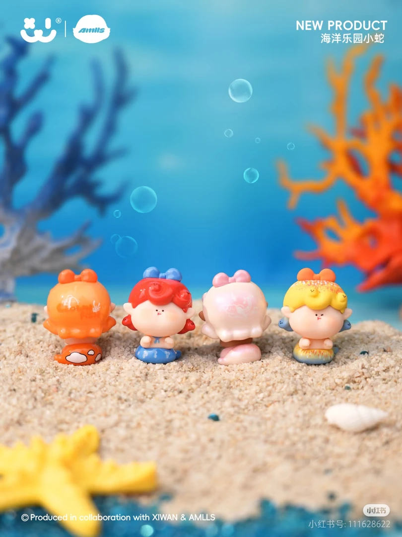 【代拆】阿玛莉莉丝二代蛇萌粒潮玩摆件