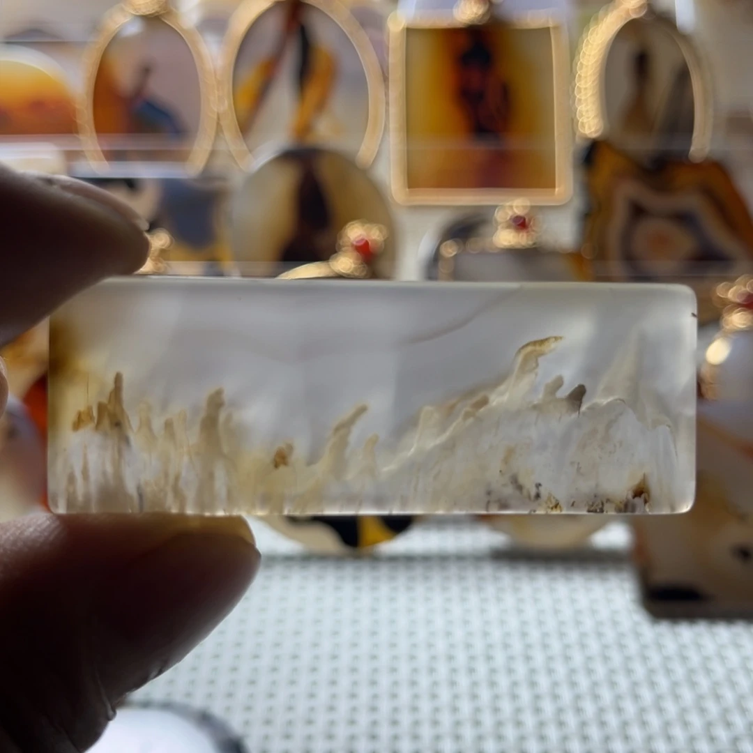 玛瑙/玉髓未镶嵌吊坠(不含链)