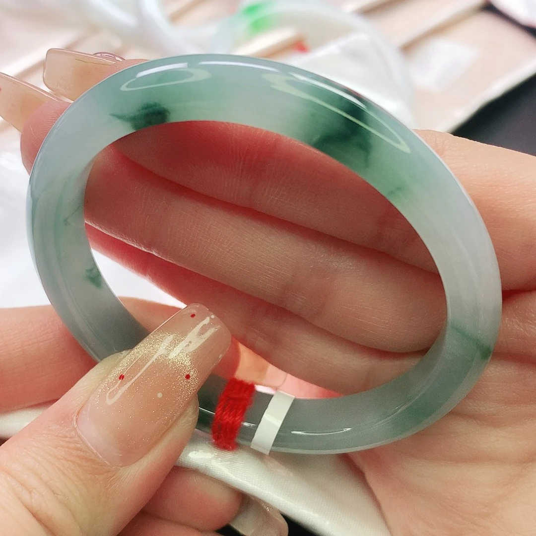 未镶嵌手镯翡翠贵妃54.8圈口