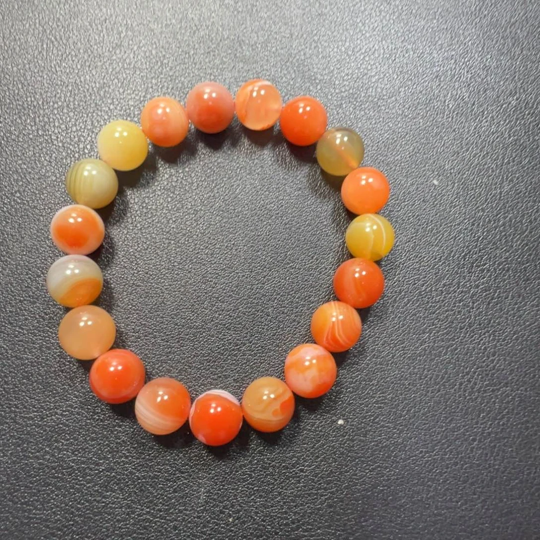 香***孩南红玛瑙未镶嵌小庄多宝11 mm