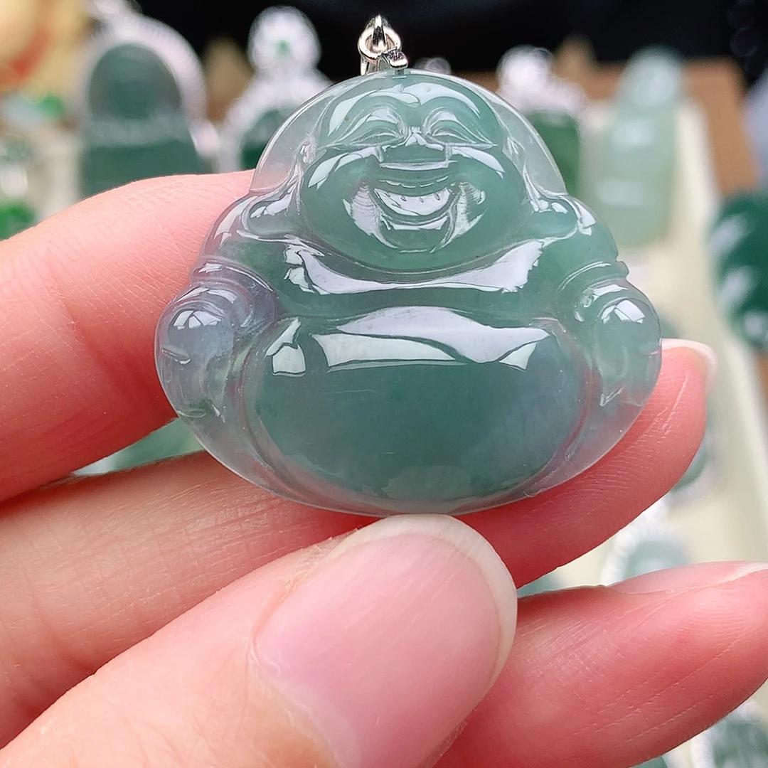 翡翠未镶嵌颈饰吊坠