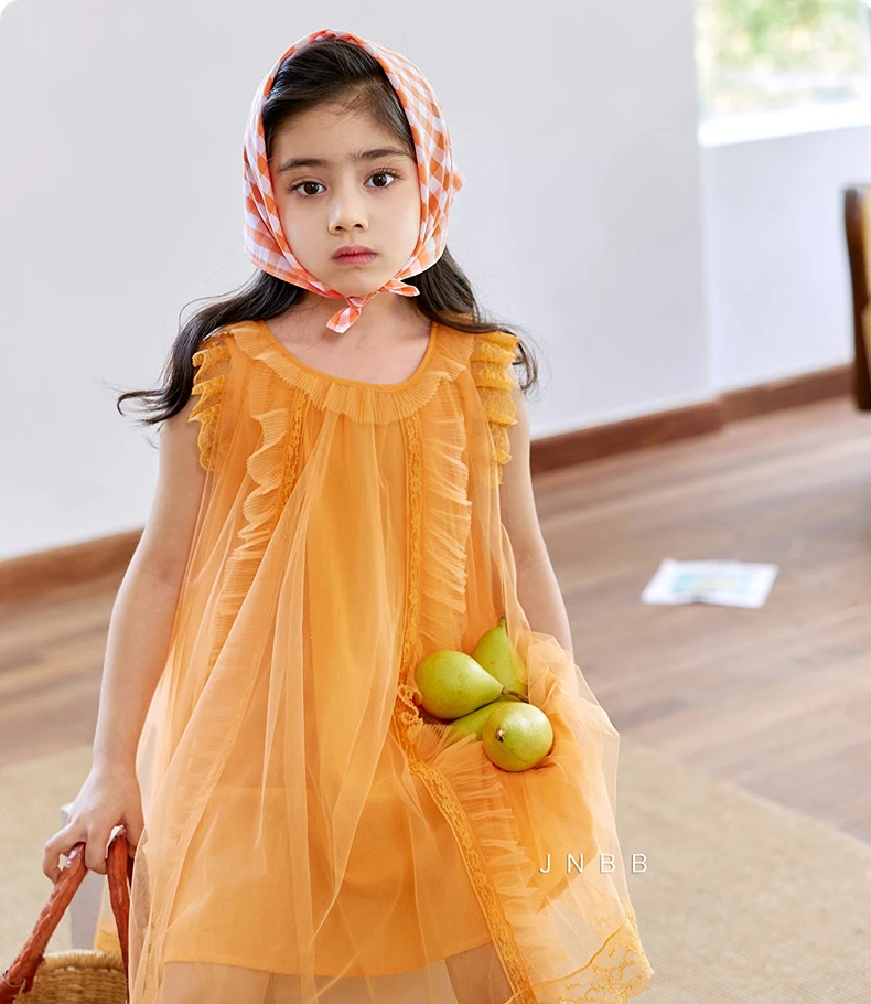 【林林2001 】夏季品牌童装折扣时尚百搭儿童洋气公主裙韩版女童