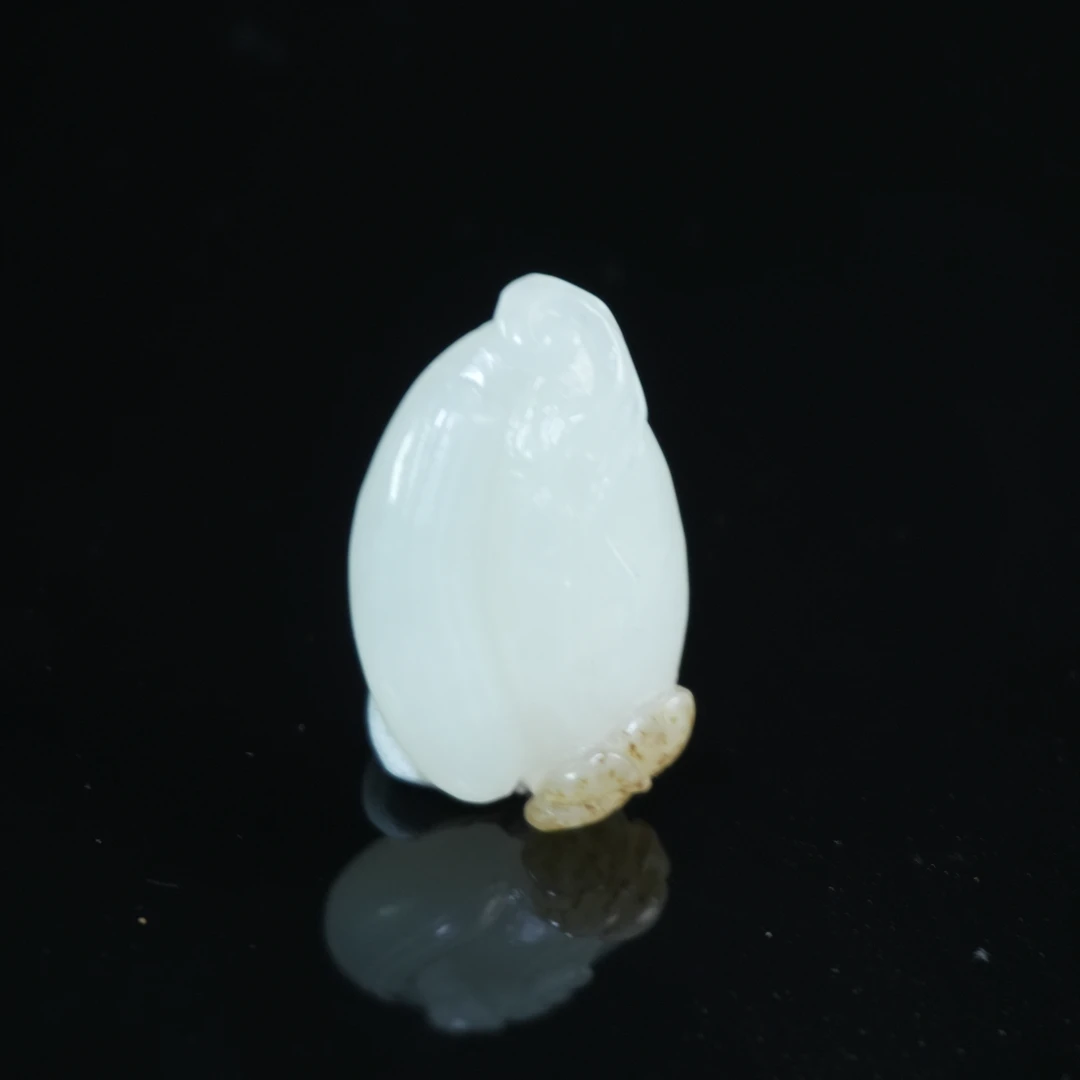 清代瓜瓞延绵巧雕玉佩436354*古玉*传承
