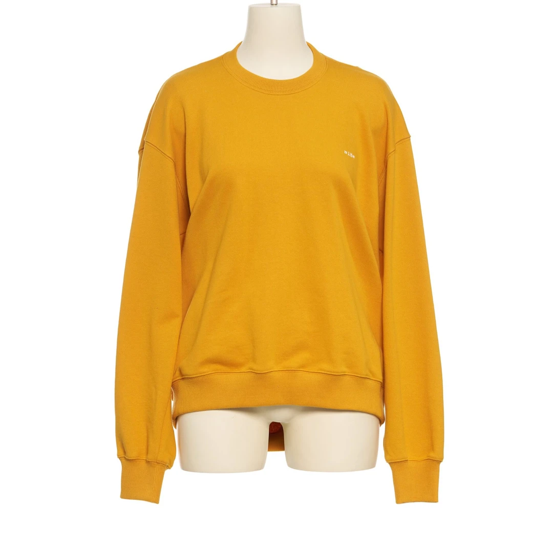 PUSHBUTTON   25秋季新长袖通用卫衣女圆领常规款上衣休闲套头衫