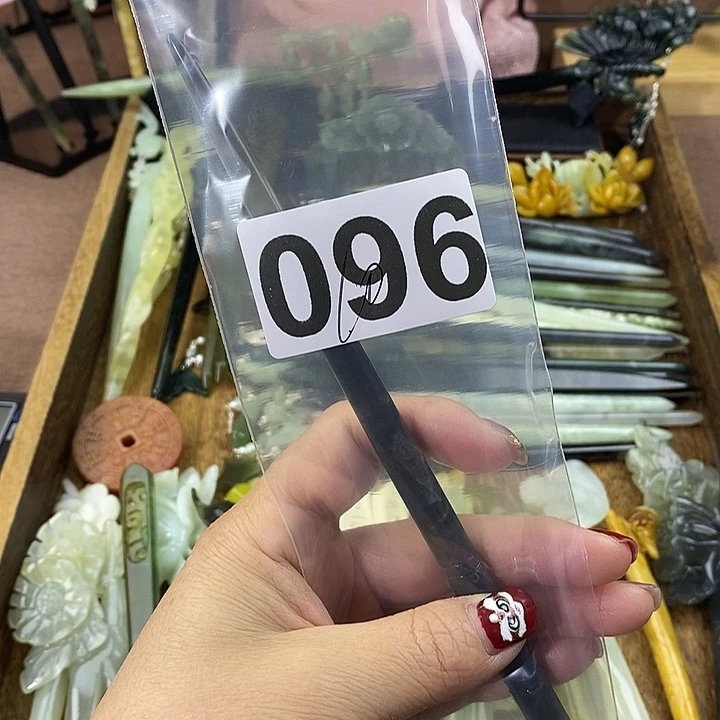 蛇纹石玉玉簪合金时**转