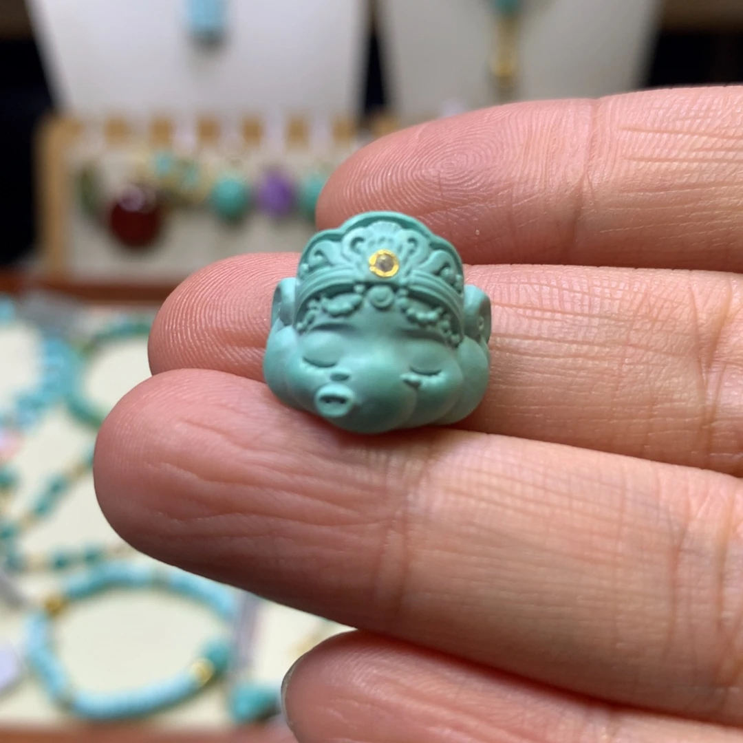 绿松石未镶嵌配饰