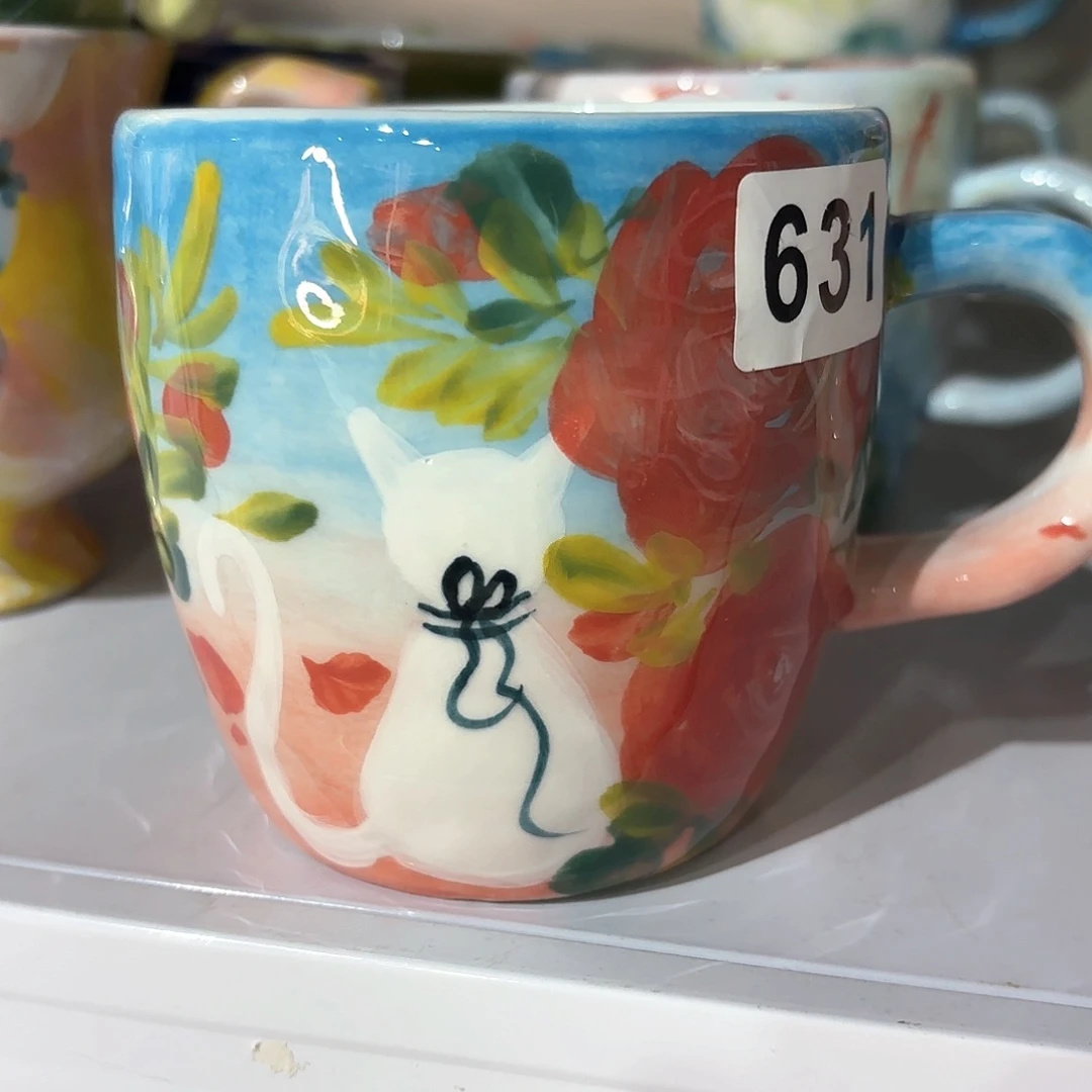 景德镇手绘高温釉下彩陶瓷茶具